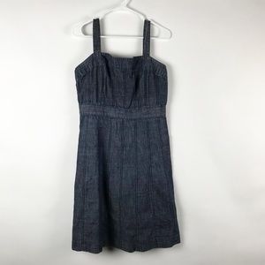 Gap Dark Wash Denim Sundress Removable Straps 12